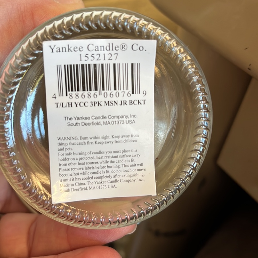 New! Mason Jar style Yankee Candle votive holder - Picture 7 of 7